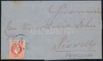 1870 5kr levélen 