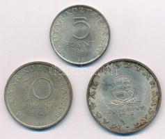 1948. 5Ft Ag "Petőfi" + 10Ft Ag "Széchenyi" + 20Ft Ag "Táncsics" &quot...