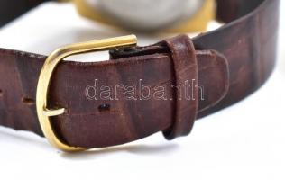 Seiko 25 köves automata karóra, dátumkijelzővel, működik, üveglapon karcolásokkal, d: 3,5 cm