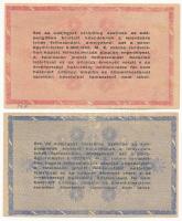 1946. 1.000.000AP sorszámos és vízjeles papír, fordított címerrel + 1946. 10.000.000AP vízjeles papí...