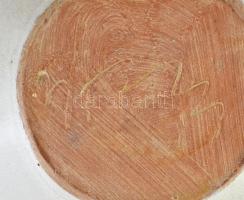 Olvashatatlan jelzéssel: retró ikebana, kerámia, hibátlan, d: 17 cm