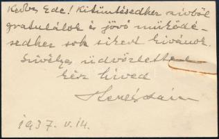 1937 Báró vajai és ibrányi Vay László Miklós Árpád Henrik Kelemen (1890-1966) nagybirtokos főnemes, ...