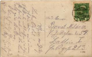 Weltkrieg 1914/15. Wien Rotunde / WWI Austro-Hungarian K.u.K. military, group of odliers. photo