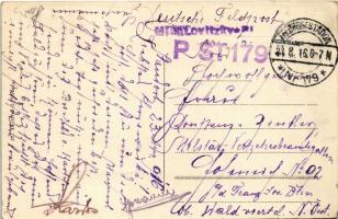 1916 Orsova, Al-Duna. Babagája szikla. Hutterer G. kiadása / Der Babagay-Felsen / Babagaj rock + &qu...