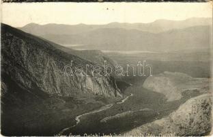 1911 Delphi, View from Delphy looking towards Itea (EK)