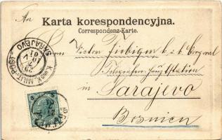 1901 Przemysl, Villa am Franz Josefs-Quai / Wila na wybrzezu Franciszka Józefa / villa (fl)