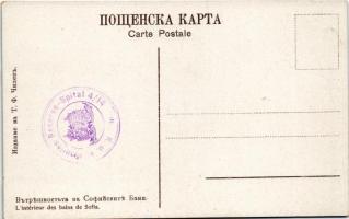 Sofia, Sophia, Sofiya; L'intérieur des bains de Sofia / spa, bath, interior + "K.u.K. Mobi...