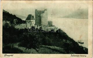 1927 Visegrád, Salamon-torony. Birkl József kiadása (fa)