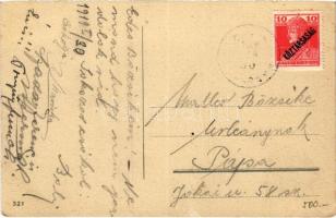 1919 Lady art postcard (EK)