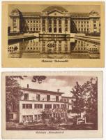 28 db MODERN magyar város képeslap az 1950-es évekből / 28 modern Hungarian town-view postcards from the 50s