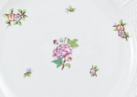 Herendi ETON mintás lapos tányér, 2 db, jelzett, kopott, mázrepedéssel, d: 25 cm