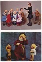 Elli Riehl Puppenmuseum - 6 db modern osztrák képeslap babamúzeumbók / 6 modern Austrian postcards f...