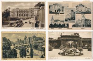 6 db RÉGI magyar város képeslap / 6 pre-1945 Hungarian town-view postcards