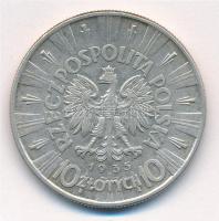 Lengyelország 1935. 5Zl Ag "Józef Pilsudski" T:2 
Poland 1935. 5 Zlotych Ag Jozef Pilsuds...