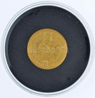 DN Magyarok Kincstára - Aranydukát, 1848 aranyozott réz-cink ötvözet utánveret (20mm) T:PP kis karc