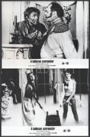 cca 1988 ,,A balkezes ezermester című szovjet film jelenetei és szereplői, 6 db vintage produkciós filmfotó, ezüst zselatinos fotópapíron, a használatból eredő (esetleges) kisebb hibákkal, 18x24 cm