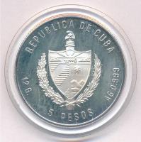 Kuba 1983. 5P Ag "Olimpiai Játékok - Judo" forgalomba nem került emlék kiadás T:PP patina
...