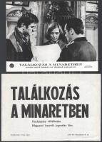 cca 1967 ,,Találkozás a minaretben" című jugoszláv film jelenetei és szereplői, 13 db vintage p...