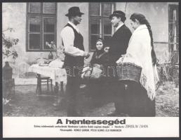 cca 1982 ,,A hentessegéd" című csehszlovák film jelenetei és szereplői (köztük Koncz Gábor, Péc...