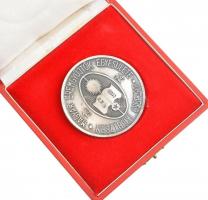 1974. "Magyar Éremgyűjtők Egyesülete - Keszthelyi Csoport" Keszthely kétcímeres ezüstpatin...