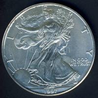 USA 1997. 1$/1oz Ag "Liberty-sas" T:1
