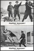 cca 1964 ,,Muhtár, hozzám" című szovjet film jelenetei és szereplői (a főszereplő egy jól kikép...