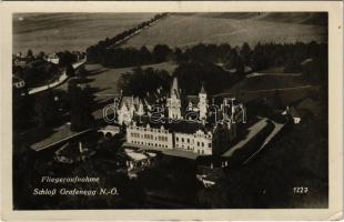 1936 Grafenegg, Schloss Grafenegg. Fliegeraufnahme / castle. aerial view (EK)