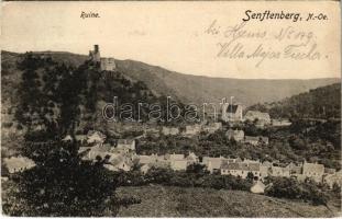 1911 Senftenberg, Ruine / castle ruins (EK)