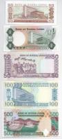 Sierra Leone 1984-1998. 50c-500L (5xklf) T:I,I-
Sierra Leone 1984-1998. 50 Cents - 500 Leones (5xdi...