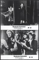 cca 1986 ,,Nászéjszaka kísértetekkel" című amerikai horror paródia jelenetei és szereplői (rend...