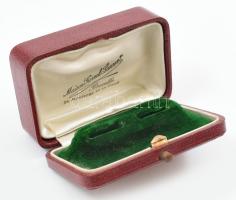 Régi ékszertartó dobozka, 8x5cm