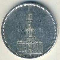 Német 3. Birodalom 1934F 5M Ag "Garnisonkirche" T:2/3