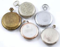 Stopper és zsebórák, alkatrésznek, összesen 5 db