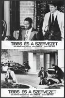 cca 1971 ,,Tibbs és a szervezet című amerikai bűnügyi film jelenetei és szereplői, 9 db vintage produkciós filmfotó, ezüst zselatinos fotópapíron, a használatból eredő (esetleges) kisebb hibákkal, 18x24 cm