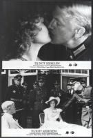 cca 1976 ,,Tiltott szerelem" című dán filmdráma jelenetei és szereplői, 6 db vintage produkciós filmfotó, ezüst zselatinos fotópapíron, a használatból eredő (esetleges) kisebb hibákkal, 18x24 cm