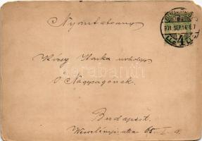 1901 Litho art postcard (non PC) (EM)