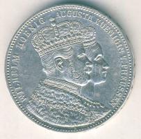 Német Államok / Poroszország 1861. Taler Ag "Koronázás" T:3+ k