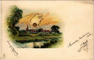 1901 Winkler & Schorn Sonnenschein-Postkarte Serie XVIII. litho (EK)