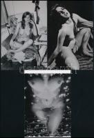 cca 1936 és 1979 között készült, szolidan erotikus felvételek, 5 db mai nagyítás többféle hagyatékból, 15x10 cm