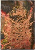 Kunt Anna (1985- ): Phoenix. Akril, vászon. Jelzett hátoldalon. 100x70cm