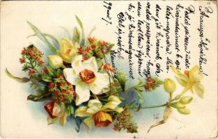 1899 (Vorläufer) Flowers. litho (EK)
