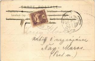 1900 Flowers. Serie 252. litho (EK)