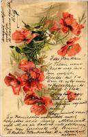 1901 Flowers. litho (EB)