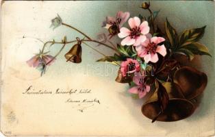 1901 Flowers with bells. litho (EM)