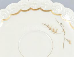 Sorau Carstens porcelán teáscsésze, 1930 körül, jelzett, kopásnyomokkal