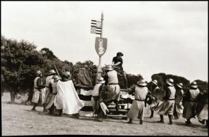 cca 1971 ,,Tüzes íjász- Robin Hood" című olasz, spanyol, francia film jelenetei és szereplői, 1...