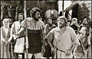 cca 1971 ,,Tüzes íjász- Robin Hood" című olasz, spanyol, francia film jelenetei és szereplői, 1...