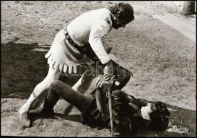 cca 1971 ,,Tüzes íjász- Robin Hood" című olasz, spanyol, francia film jelenetei és szereplői, 1...