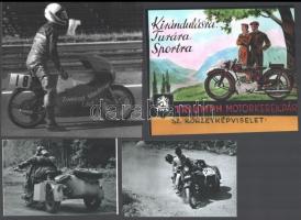 cca 1930 és 1986 között készült felvételek különféle motorokról, 13 db vintage fotó és/vagy mai nagyítás, és/vagy negatív, 18x18 cm és 6x6 cm között