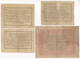 1848 5Ft "QXf 551300" vörösesbarna + 1849. 15kr + 30kr "Kossuth bankó" T:III-,IV...